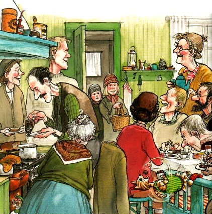 детские книги, свен нурдквист, петсон и финдус, сказка про рождество, иллюстрации к сказкам детские книги, свен нурдквист, петсон и финдус, сказка про рождество, иллюстрации к сказкам