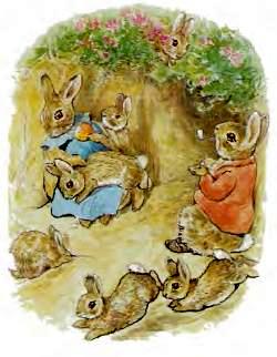 Беатрис Поттер детская сказка про кроликов. Пампушата 1