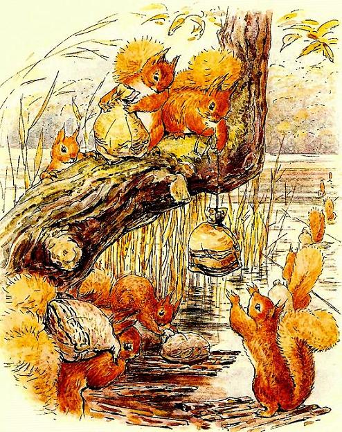 Beatrix Potter Squirrel Nutkin 001Беатрис Поттер. Повесть о бельчонке Тресси
