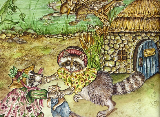 сказки о животных, иллюстрации Джери Ландерс