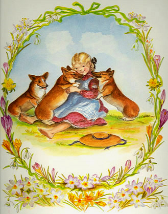 детская молитва детская библия иллюстрации Таша Тюдор 