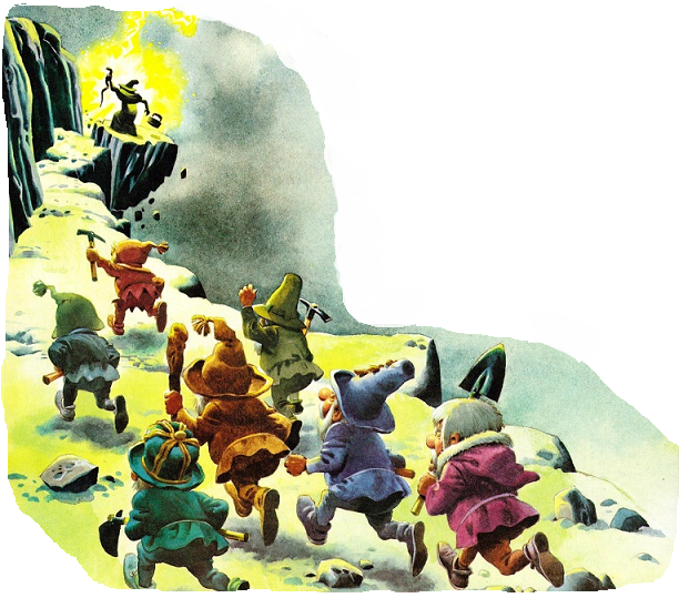 белоснежка и семь гномов, иллюстрации к сказкам, Тони Вулф